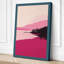 Magenta Lakeside Minimalist - Wrapped Canvas-1992984386-1992984444