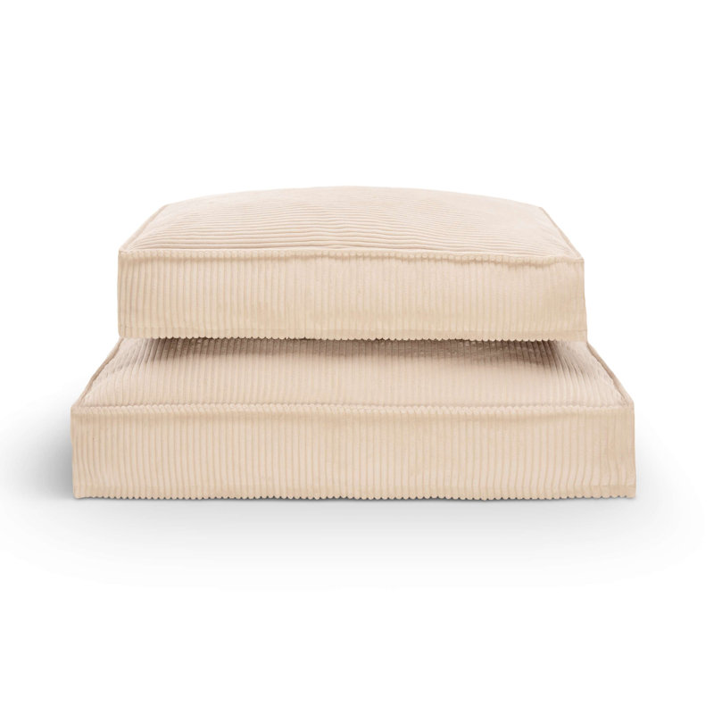Nairne Pet Bed, 15cm H x 90cm W x 78cm D, Cream coloured