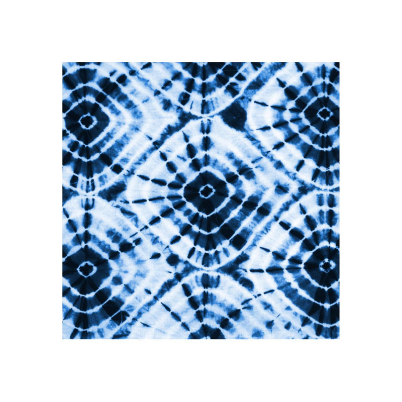 Indigo Teinture III Print by Sofia Fox, Image Brush Gel, 30" H x 30" W