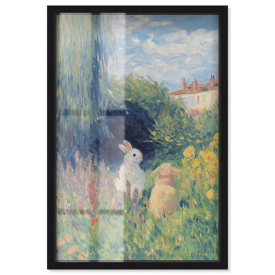 Quiet Gardeners Shadowbox Print Nature Wall Decor by Art Remedy