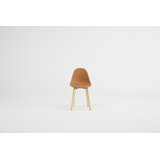 Chaise d’appoint rembourrée en cognac TA