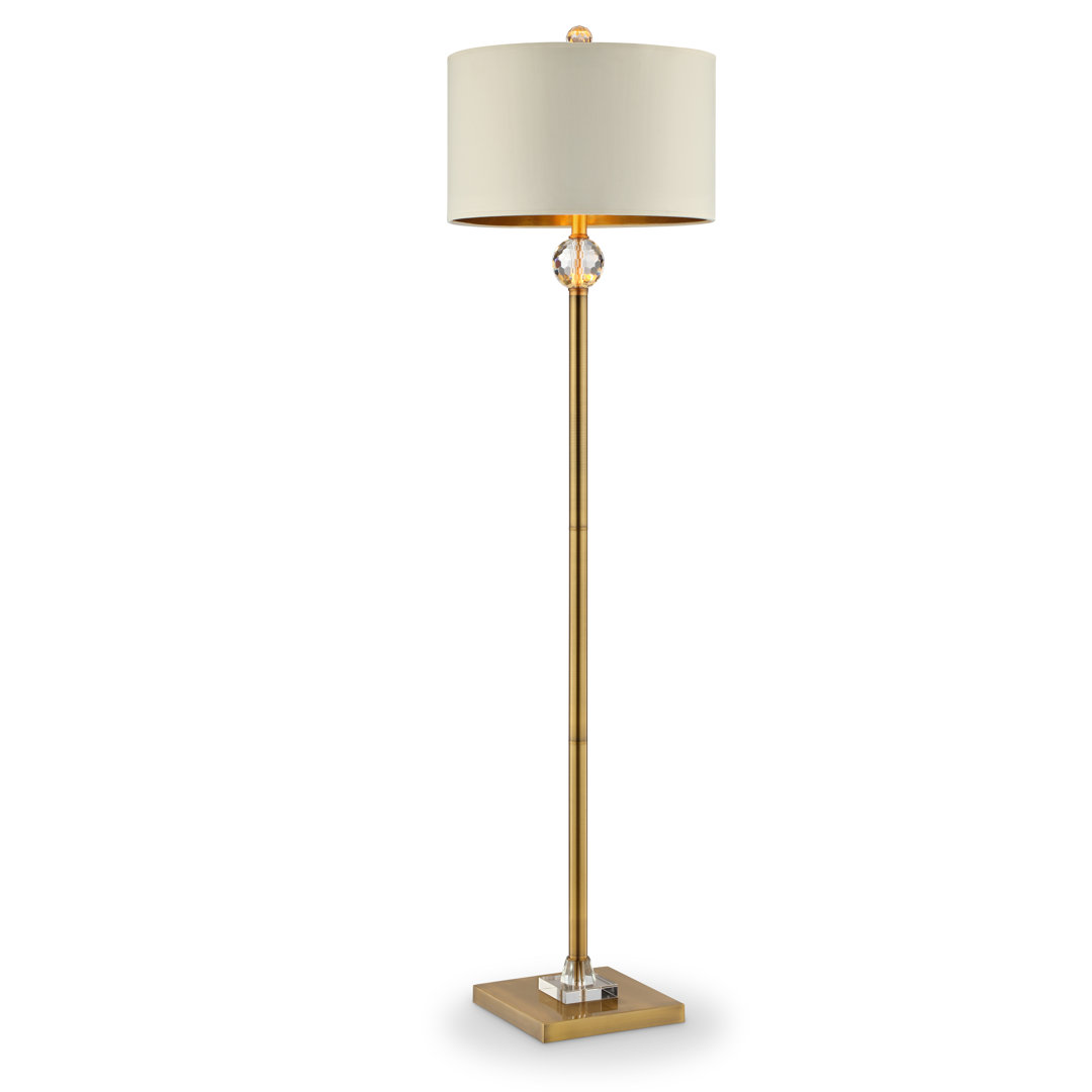 Montiel 63.25'' Bronze Traditional Floor Lamp Mercer41