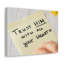 Trust Him - Wrapped Canvas Print-741767343