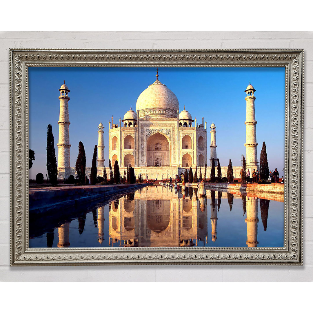 Taj Mahal Agra Indien - Einzelner Bilderrahmen Kunstdrucke