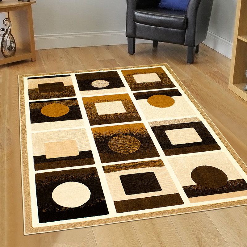 Geometric Indoor Rug, 7'10" x 10'2"