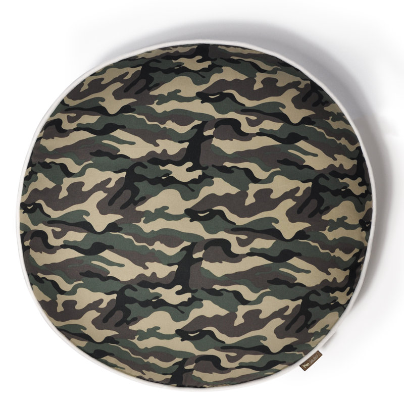 Housse de lit camouflage ronde , Petit - 27,5 po