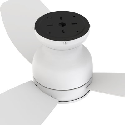 48" DC Motor Flush Mounted Ceiling fan without Light, Remote control