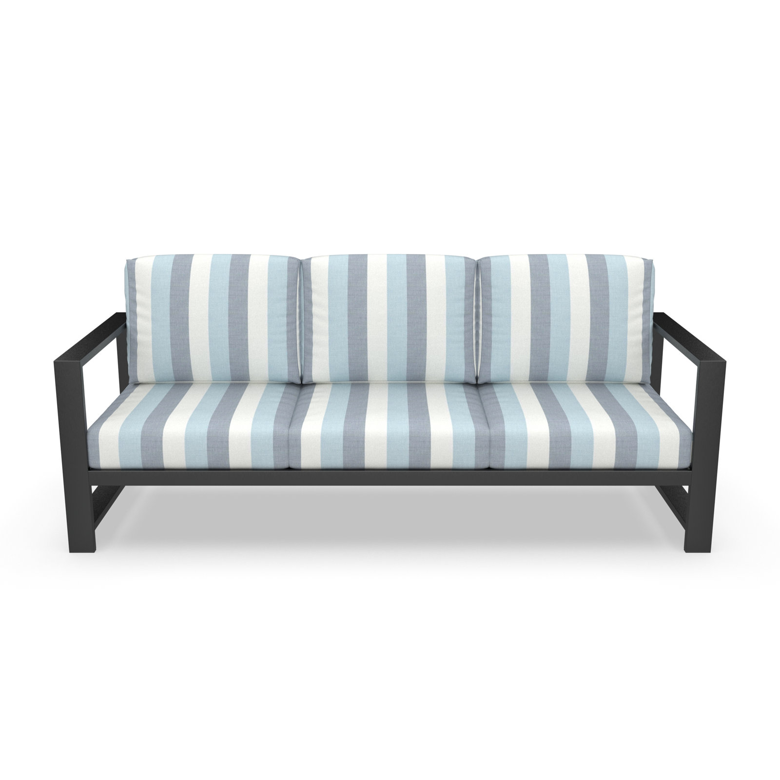 Dulcie 80" Sunbrella® Patio Sofa, Sunbrella Direction Dew