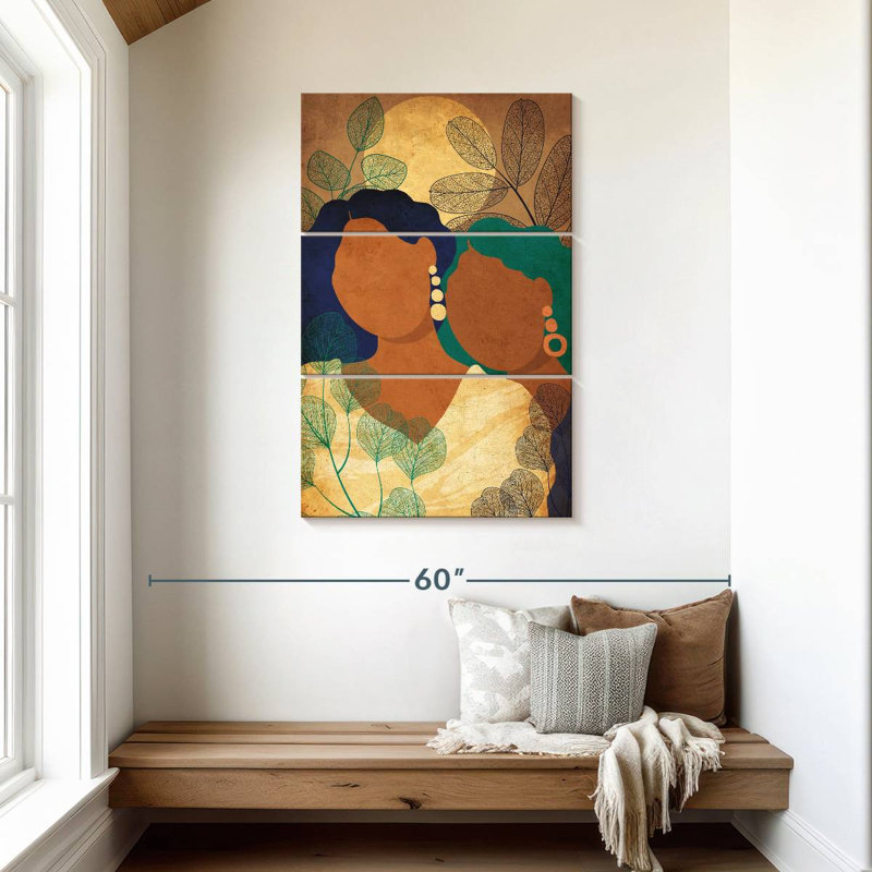 Leisha Latina Boho Beauties, 45" H x 28" W