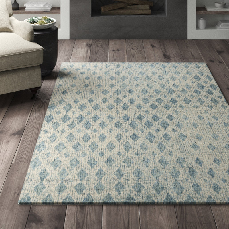Eubank Tufted Wool Performance Geometric Rug, Rectangle 10' x 14'