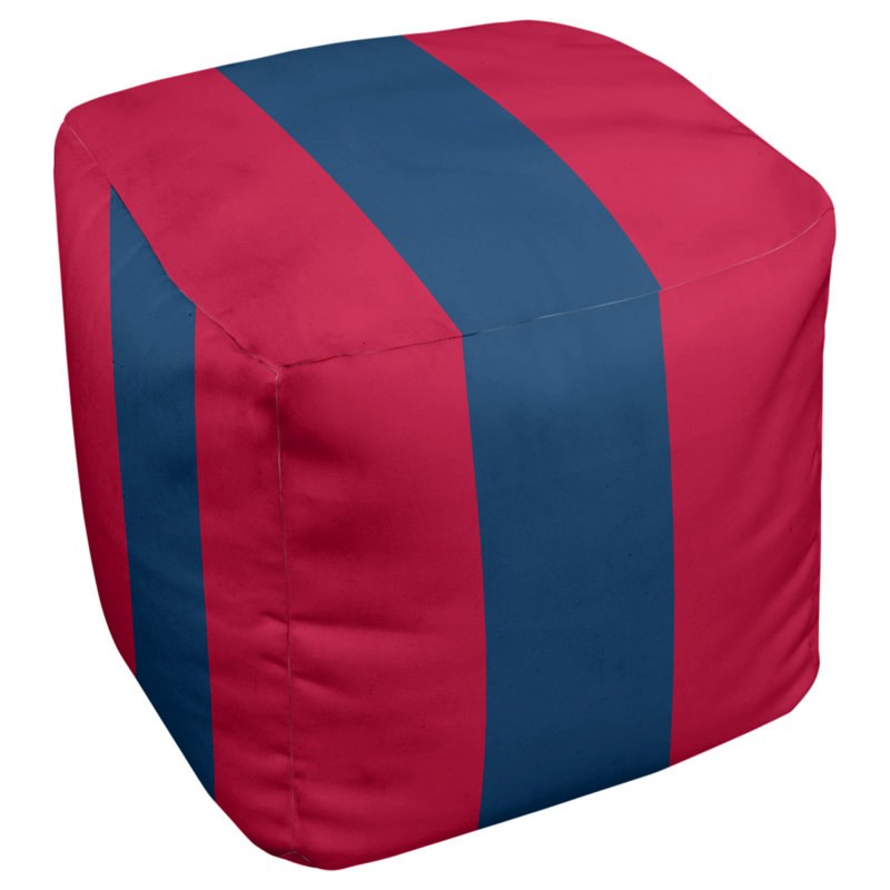 Repose-pieds de 18 po Arizona, Rouge / bleu marine / rouge