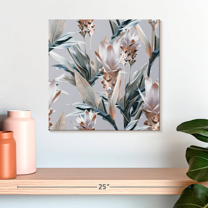 Harnek Exotic Flowers, 16" H x 16" W