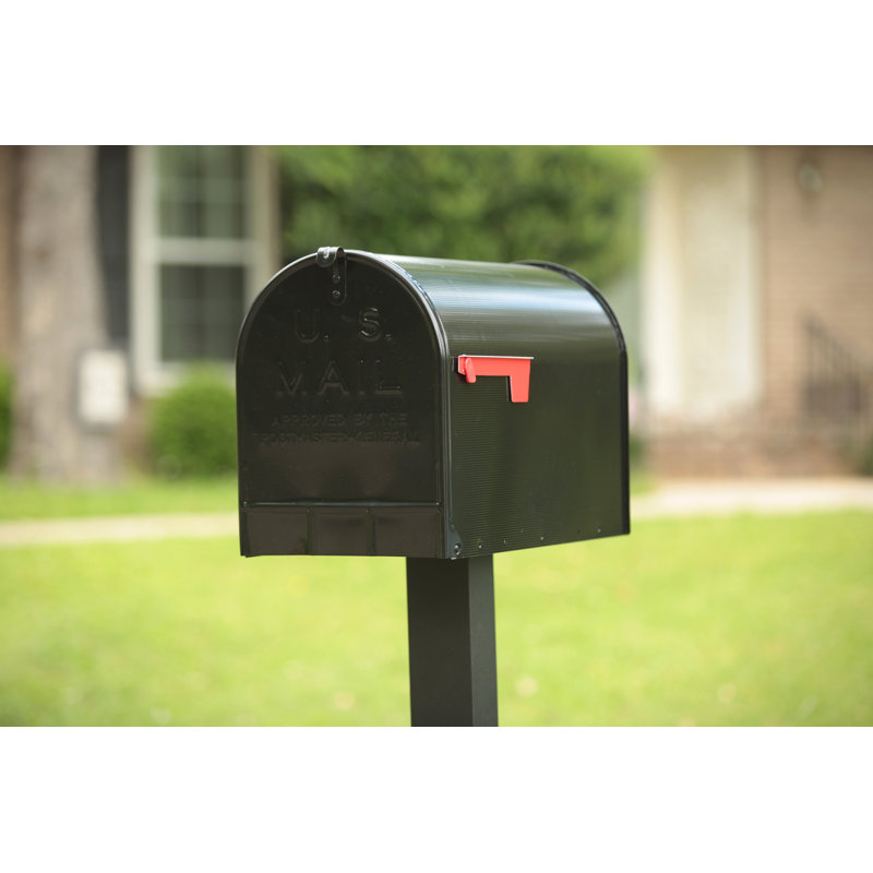Boîte aux lettres en acier galvanisé Stanley, Noir