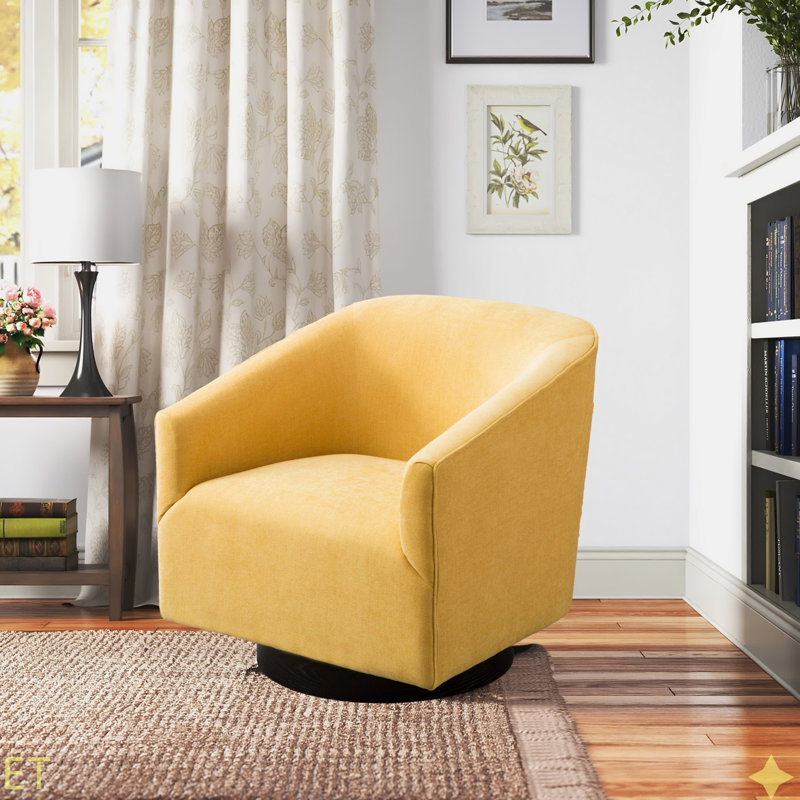Chaise pivotante Garland, Doré