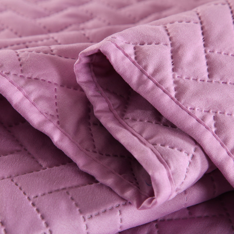 Ensemble de courtepointe en microfibre 3 pièces Mooney, Courtepointe très grand + 2 taies d'oreiller, Bleu marine