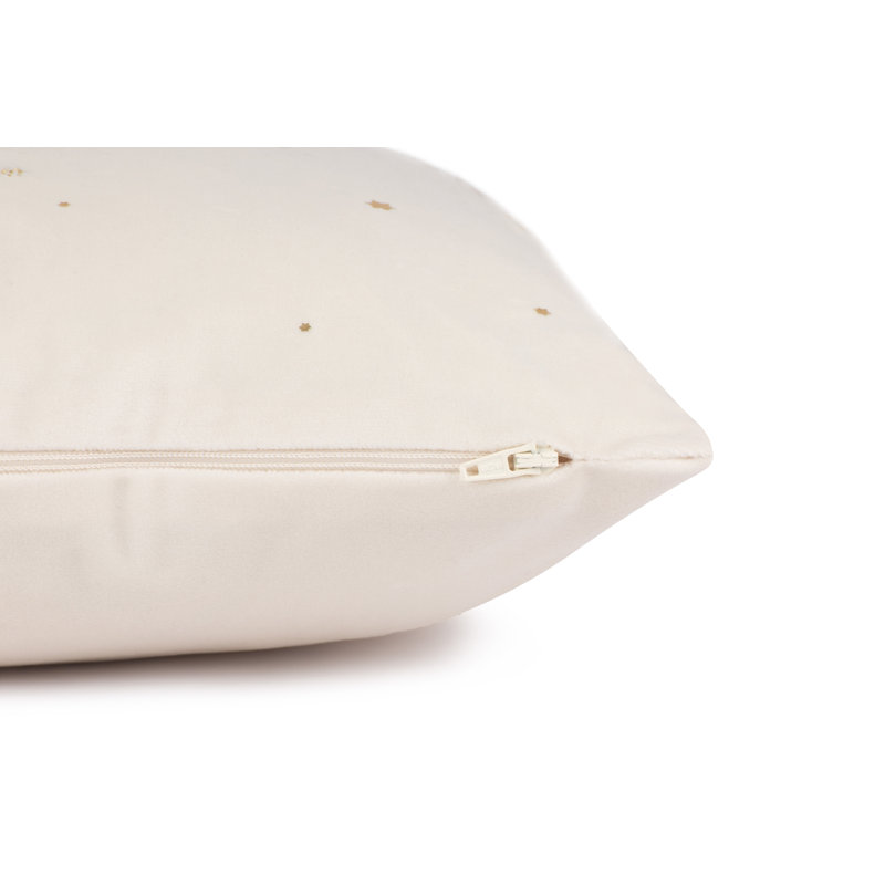 Square Cushion Cover, White