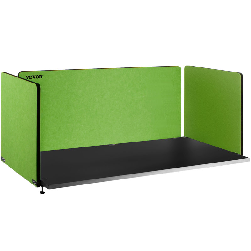 Ensemble de fixation de panneau d'intimité pour bureau 60 "x 24" VEVOR