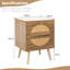 40cm W Manufactured Wood Bedside Table