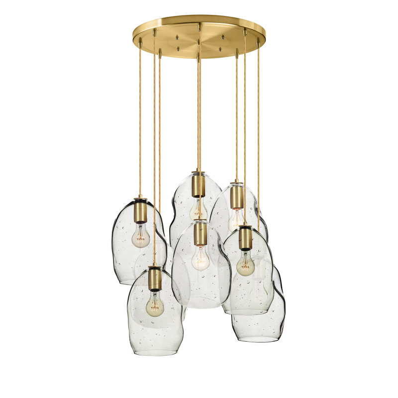 Lustre sphérique 8 lumières Bubble, H 100 po x l 22 po x P 22 po, Incandescente de 60 W