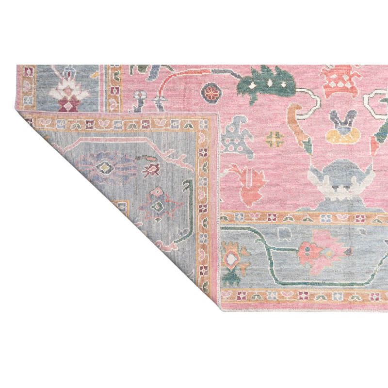 Hand Knotted Wool Area Rug
