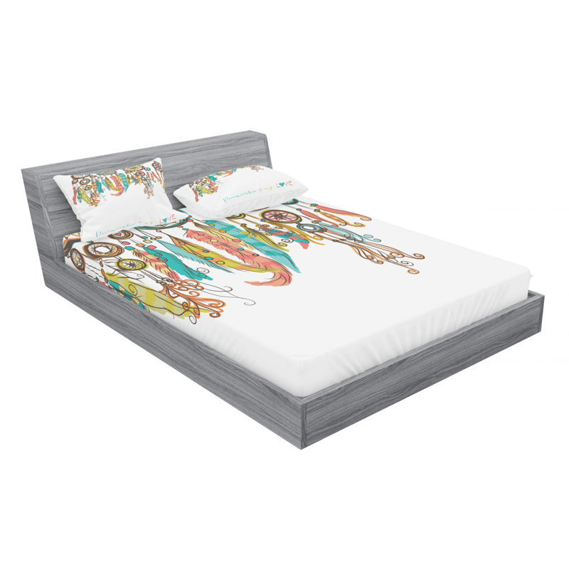 Microfiber Sheet Set, Full Sheet Set with Fitted Sheet