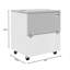 34 in. Commercial Milk Cooler for School and Cafeteria,8 Crate Capacity with Heavy Duty Casters in Stainless Steel and White (KM-MC34-HDC)
