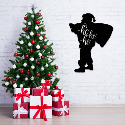 Art mural Ho Ho Ho Santa Claus