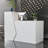 L-Shaped Solid + Manufactured Wood Reception Desk with Filing Cabinet