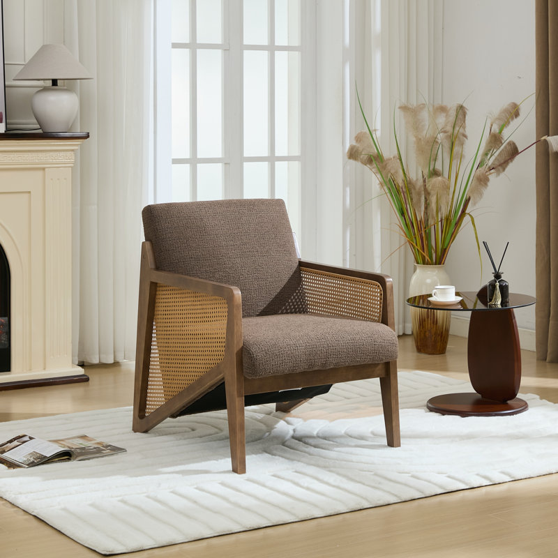 Fauteuil Karoll Chisara, Brun, 1