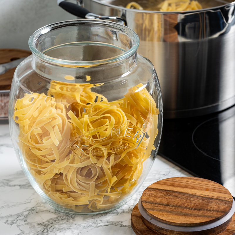 Kilner Universal Jar With Acacia Wooden Lid 4L