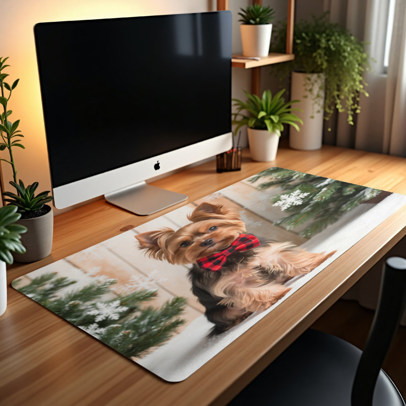 Polyester Desk Pad, 14.4x12.1