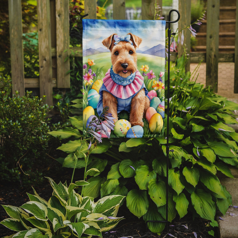 Easter Egg Hunt Double Sided 15.5'' H x 11.25'' W Polyester Easter Garden Flag
