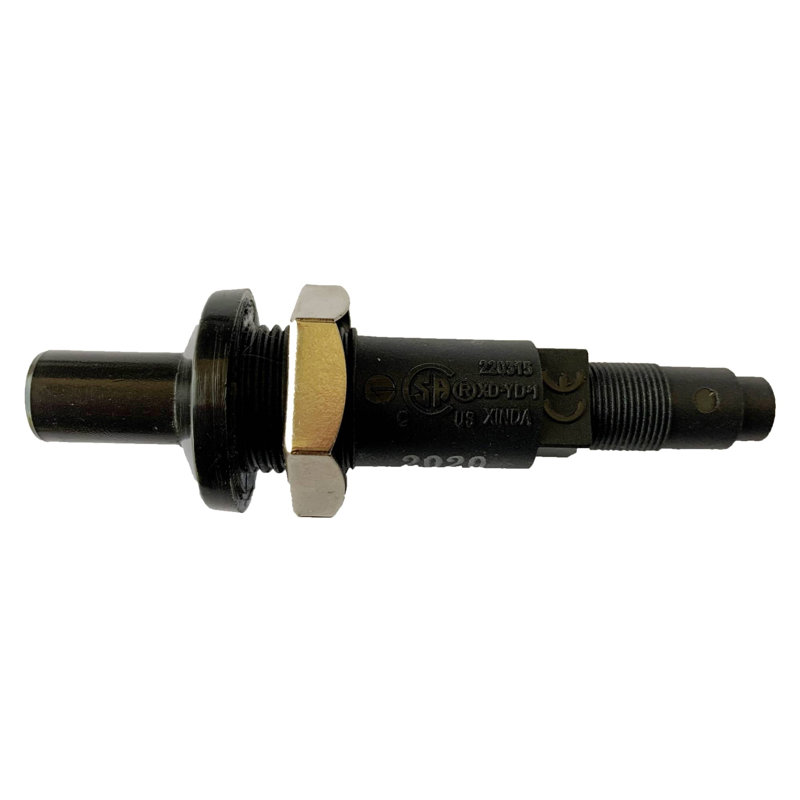 Universal Black Piezo Ignitor Spark Generator with Mounting Nut