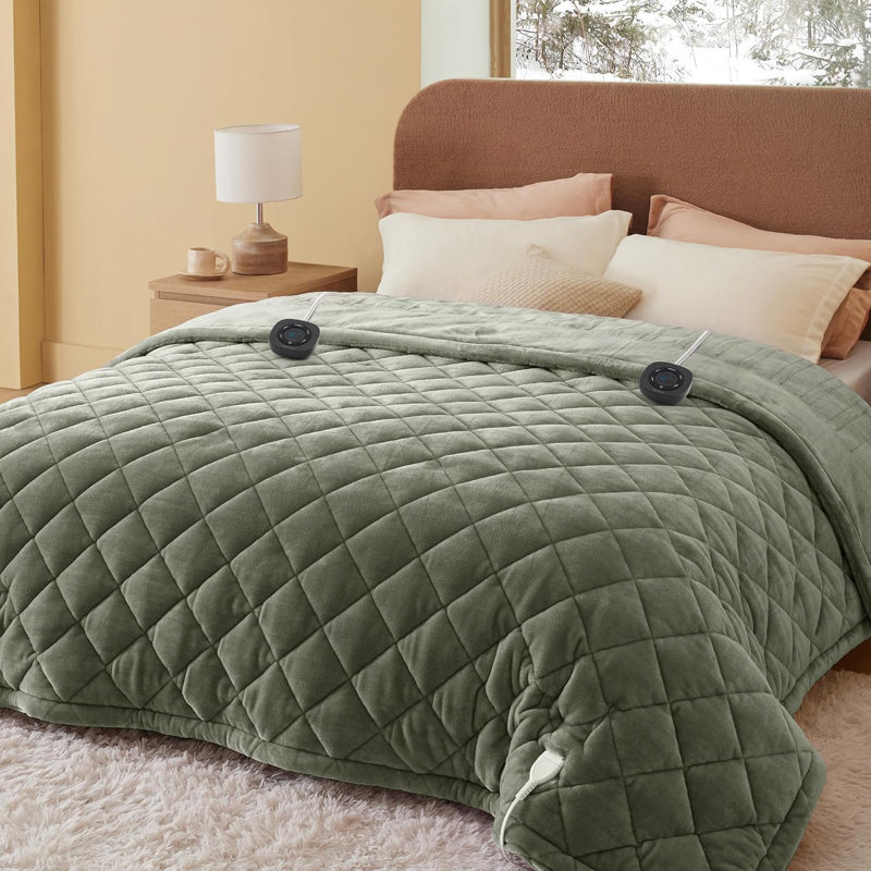 Couverture chauffante matelassée Cozy Winter Collection, Grand lit, Sirène