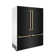 ZLINE Autograph Edition 60 in. 32.2 cu. ft. French Door Built-In Bottom Freezer Refrigerator with Water Dispensers and Ice Makers in Satin Stainless Steel
