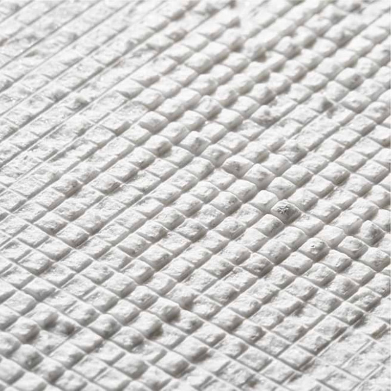 Rakestone 12x24 3D Honed Limestone Stone Tile, Bianco Ice White, Marble, Cube 3D