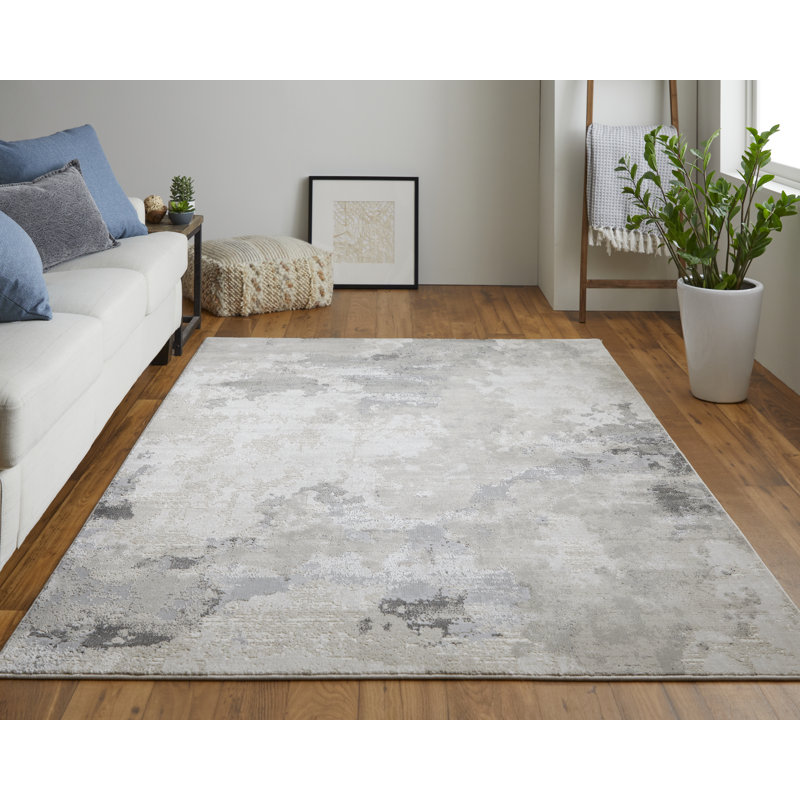 Performance Abstract Indoor Rug, Rectangle 1'8" x 2'10"