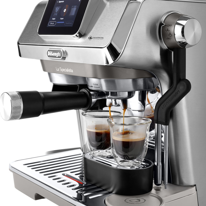 De'Longhi La Specialista Duo Espresso Machine with Touch Screen, Grinder, Cold Brew & Milk Frother