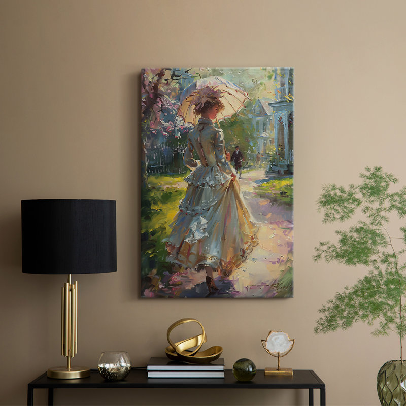 WOMEN Series DCXLVII - Toile tendue avec châssis Premium - Prêt à être accroché, H 48 po x l 32 po