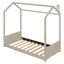 Lit simple en bois et velours, beige-1850106107