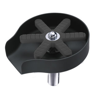 Glass Rinser for Kitchen Sink, Stainless Steel Quick Cleaning Cup Washer