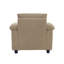 Chaise longue d'intérieur de 37 po de largeur avec dossier inclinable, repose-pieds avec rangement, 2 porte-gobelets et ports USB-633223408