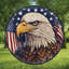 Emblème du drapeau américain Eagle-129206033
