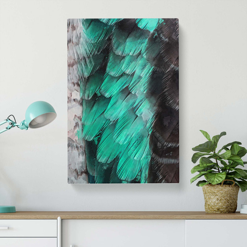 Ruffled Feathers - Wrapped Canvas Print, 60cm H x 40cm W x 3cm D