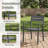 6-Person Round Patio Dining Set With Stackable Chairs-1948937992