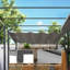 3 X 3m Retractable Roof Metal Pergola, Upf30+ 180gsm Coated Canopy With Secure Hook Fastenings, 8 Ground Stakes & 8 Anchor Bolts, Outdoor Garden Gazebo, Grey