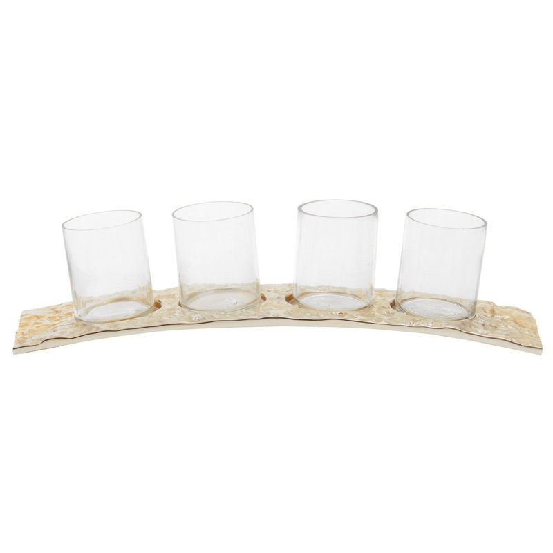 Beric Tabletop Tealight Holder, Gold
