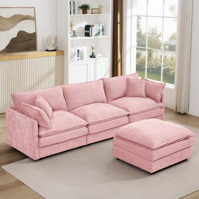 102 Inch L Shaped Couch Set