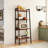 Ladder Bookcase, 4 Tier 22" Wide Steel Storage Shelf with Anti-Tip Feature-451450580