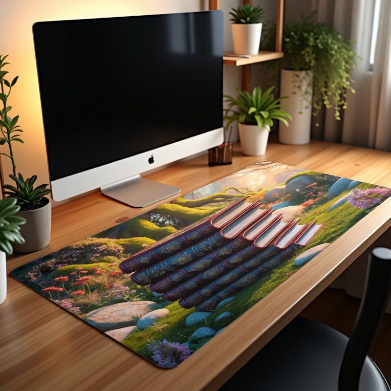 Polyester Desk Pad, 31.5x15.5